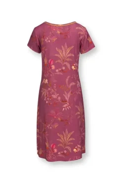 Pip Studio Nachthemden<Nachthemd Korte Mouw Isola Roze