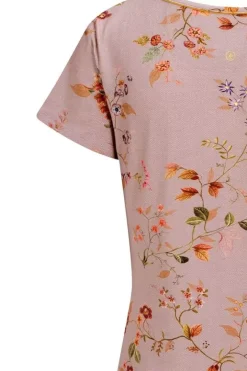 Pip Studio Nachthemden<Nachthemd Korte Mouw Kawai Flower Licht Roze