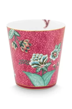 Pip Studio Sets Porseleinen Sets<Oriental Flower Festival Set/4 Mokken Donker Roze