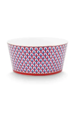 Pip Studio Sets Porseleinen Sets<Oriental Flower Festival Set/4 Kommen 12Cm Blauw