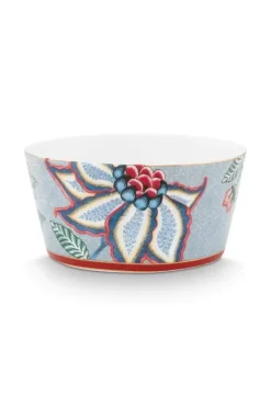 Pip Studio Sets Porseleinen Sets<Oriental Flower Festival Set/4 Kommen 12Cm Blauw