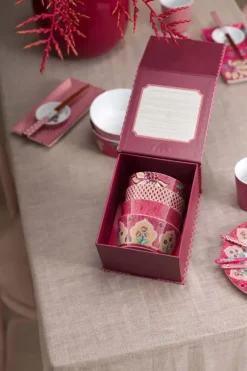 Pip Studio Sets Porseleinen Sets<Oriental Flower Festival Set/4 Kommen Donker 12Cm Roze