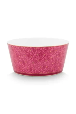 Pip Studio Sets Porseleinen Sets<Oriental Flower Festival Set/4 Kommen Donker 12Cm Roze