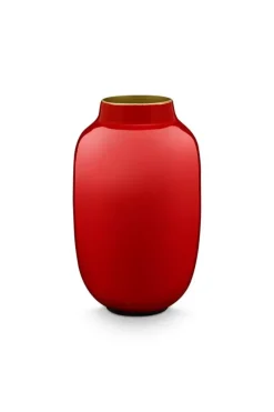 Pip Studio Sale Kleine Vaasjes<Ovale Mini Vaas Red 14 Cm