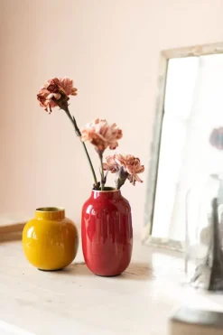 Pip Studio Sale Kleine Vaasjes<Ovale Mini Vaas Red 14 Cm