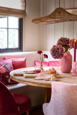 Pip Studio Grote Vazen<Ovale Vaas Metaal Oud 30 Cm Roze
