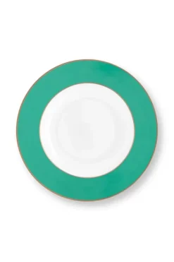 Pip Studio Diepe Borden<Pip Chique Diep Bord 23.5Cm Groen