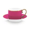 Pip Studio Kop/Schotel<Pip Chique Espresso Kop & Schotel Roze