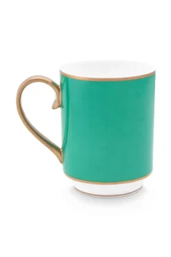 Pip Studio Theemokken<Pip Chique Mok Groot 350Ml Groen