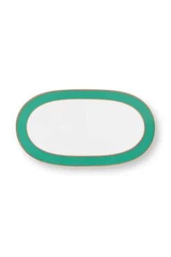 Pip Studio Taartplateaus<Pip Chique Ovale Taartplateau Groen