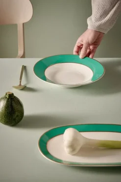 Pip Studio Taartplateaus<Pip Chique Ovale Taartplateau Groen
