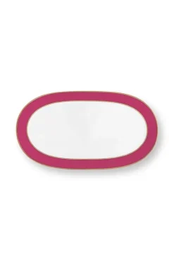 Pip Studio Taartplateaus<Pip Chique Ovale Taartplateau Roze