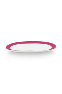 Pip Studio Taartplateaus<Pip Chique Ovale Taartplateau Roze