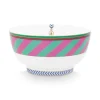 Pip Studio Kommen<Pip Chique Stripes Kom Roze/Groen 18Cm