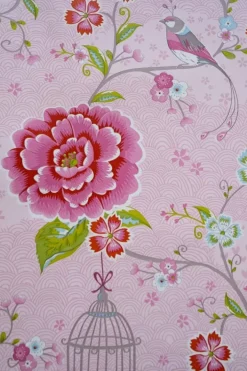 Pip Studio Vliesbehang<Birds In Paradise Vliesbehang Roze