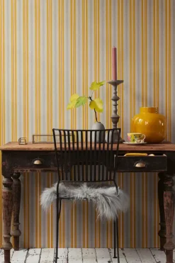 Pip Studio Vliesbehang<Blurred Lines Vliesbehang Beige/ Geel