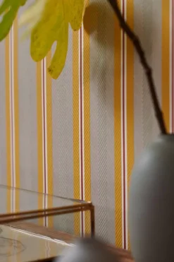 Pip Studio Vliesbehang<Blurred Lines Vliesbehang Beige/ Geel