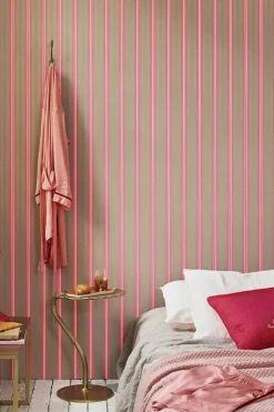 Pip Studio Vliesbehang<Blurred Lines Vliesbehang /Roze Khaki