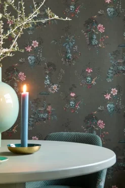 Pip Studio Vinylbehang<Chinese Porcelain Vinylbehang Donker Groen