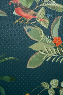 Pip Studio Vliesbehang<Floris Vliesbehang Donker Blauw