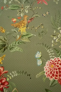 Pip Studio Vliesbehang<Floris Vliesbehang Groen