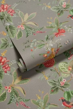 Pip Studio Vliesbehang<Floris Vliesbehang Khaki