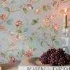 Pip Studio Vliesbehang<Good Nightingale Vliesbehang Licht Blauw/ Grijs