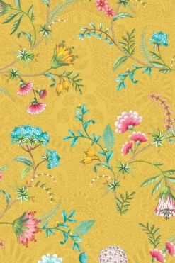 Pip Studio Vliesbehang<La Majorelle Vliesbehang Geel