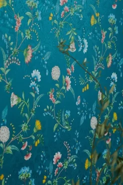 Pip Studio Vliesbehang<La Majorelle Vliesbehang Donker Blauw