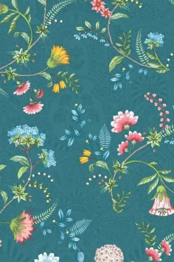Pip Studio Vliesbehang<La Majorelle Vliesbehang Donker Blauw