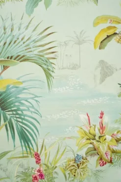 Pip Studio Vliesbehang<Palm Scene Vliesbehang Groen