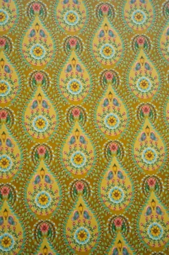 Pip Studio Vliesbehang<Raindrops Vliesbehang /Oker Geel