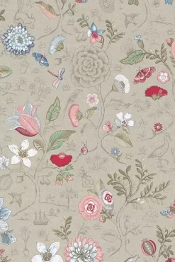 Pip Studio Vliesbehang<Spring To Life Vliesbehang Khaki Groen