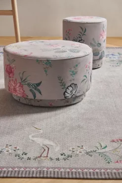 Pip Studio Poefen En Stoelen<Poef Medium Fleur Grandeur Khaki