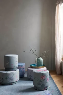 Pip Studio Poefen En Stoelen<Poef Medium Majorelle Blauw