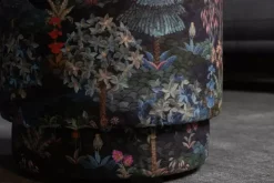Pip Studio Poefen En Stoelen<Poef Medium Pip Garden Donkerblauw