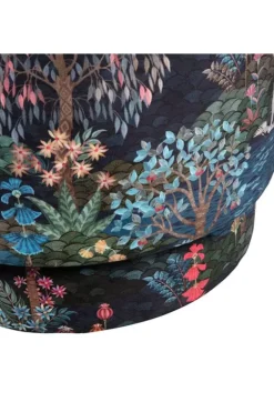Pip Studio Poefen En Stoelen<Poef Medium Pip Garden Donkerblauw