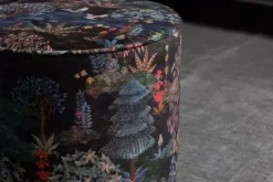 Pip Studio Poefen En Stoelen<Poef Medium Pip Garden Donkerblauw