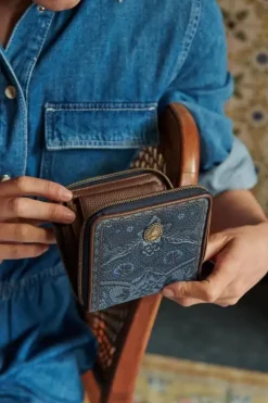 Pip Studio Portemonnees<Portemonnee Vierkant Kyoto Festival Blauw