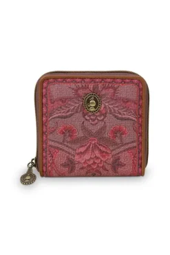 Pip Studio Portemonnees<Portemonnee Vierkant Kyoto Festival Donker Roze