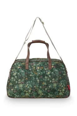 Pip Studio Weekendtassen<Reistas Medium Tutti I Fiori Groen