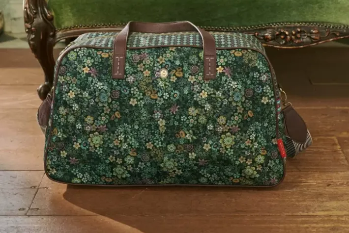 Pip Studio Weekendtassen<Reistas Medium Tutti I Fiori Groen