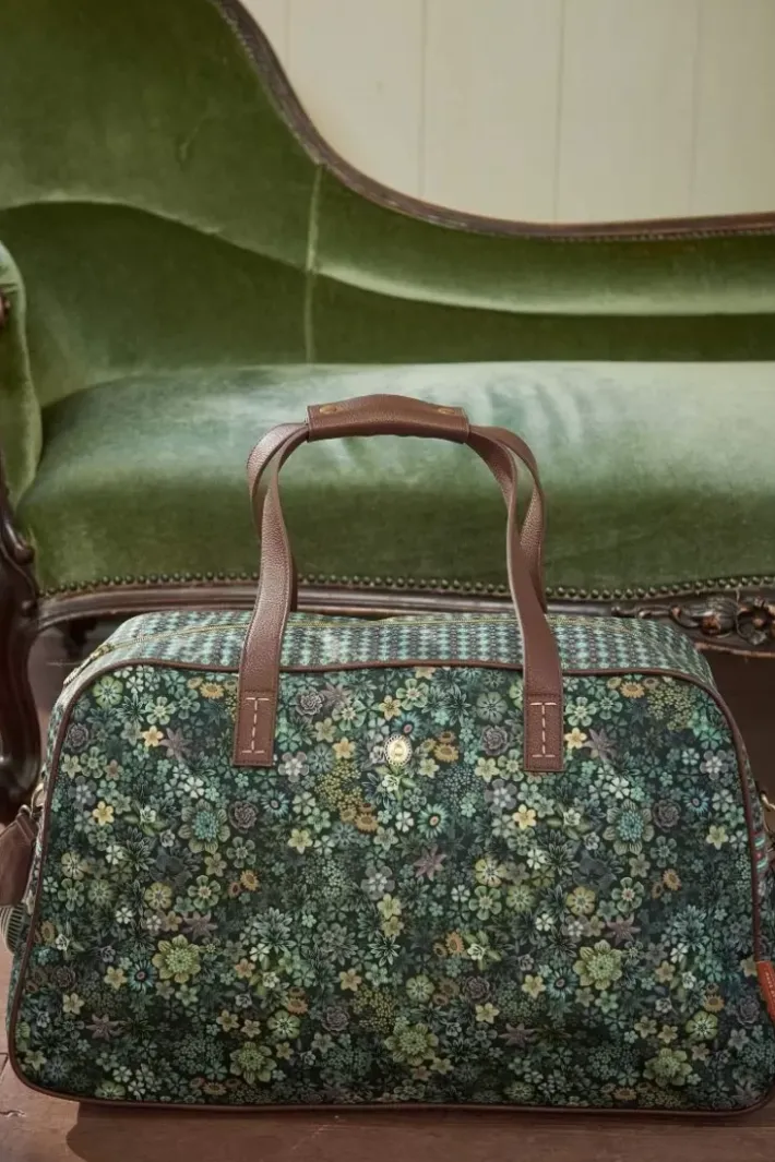 Pip Studio Weekendtassen<Reistas Medium Tutti I Fiori Groen