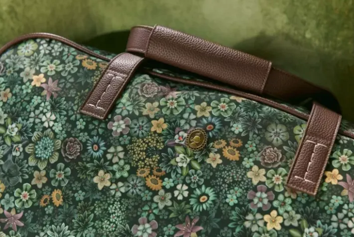 Pip Studio Weekendtassen<Reistas Medium Tutti I Fiori Groen