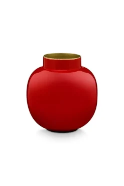 Pip Studio Sale Kleine Vaasjes<Ronde Mini Vaas 10 Cm Rood