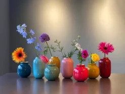 Pip Studio Sale Kleine Vaasjes<Ronde Mini Vaas 10 Cm Rood