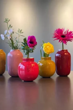 Pip Studio Sale Kleine Vaasjes<Ronde Mini Vaas 10 Cm Rood