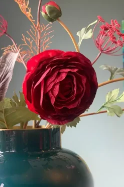 Pip Studio Grote Vazen<Ronde Vaas Metaal Donker 25 Cm Groen