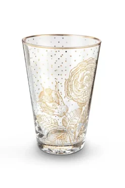 Pip Studio Waterglazen<Royal Longdrinkglas Golden Flower