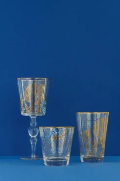 Pip Studio Waterglazen<Royal Longdrinkglas Golden Flower